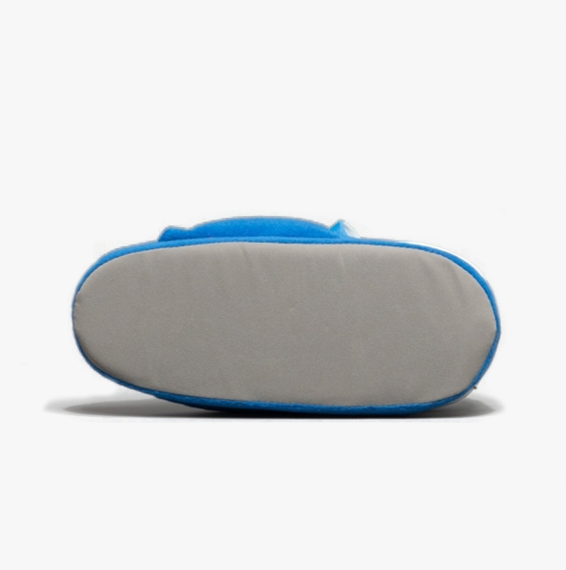 Shuperb CIUCHI Unisex Slippers Blue bottom view showcasing the synthetic sole and rounded shape.