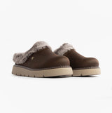 Skechers 114762/CHOC KEEPSAKES LITE - COZY BLEND Womens Slippers Chocolate