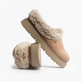 Skechers 114762/TPE KEEPSAKES LITE - COZY BLEND Womens Slippers Taupe