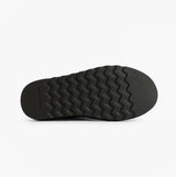 Skechers 205605/BLK RENTEN - ULRICH Mens Slippers Black bottom view showcasing the textured synthetic sole.