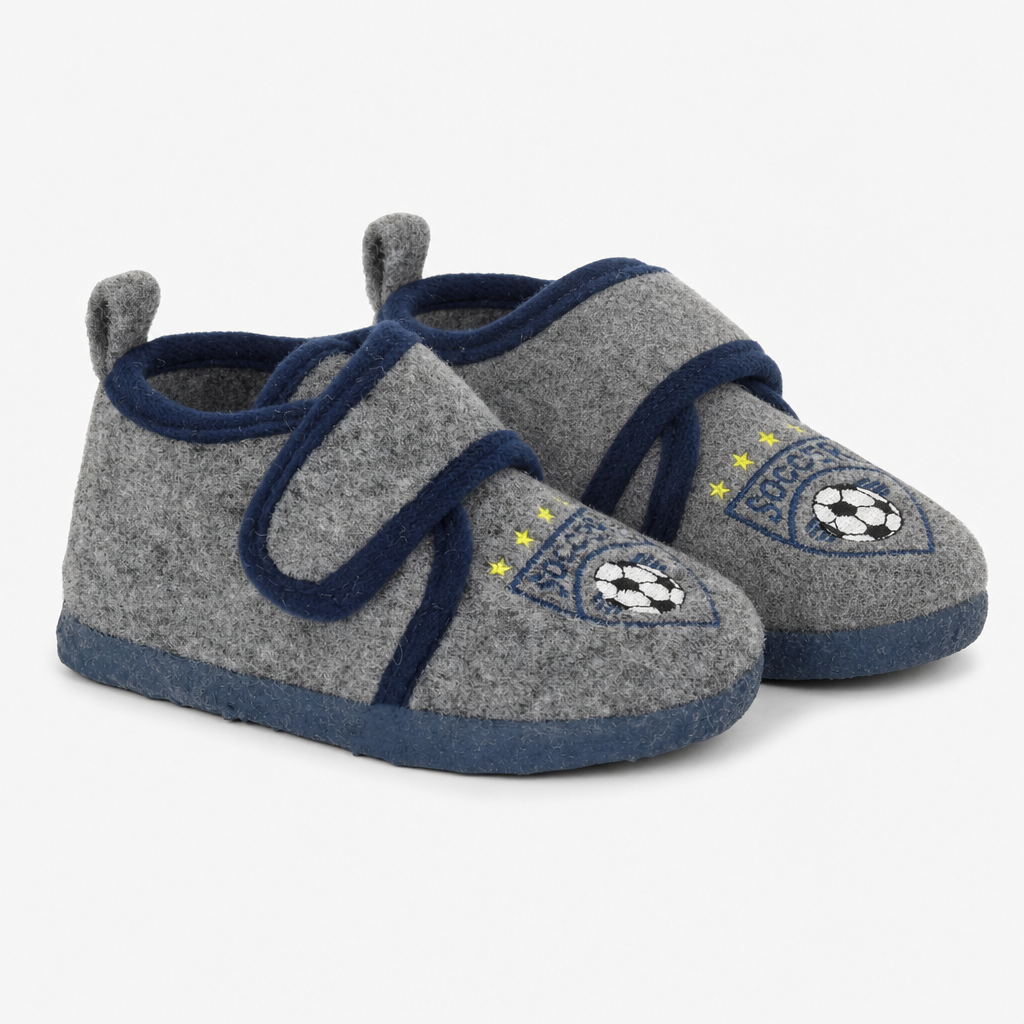 Sleepers LEAGUE Unisex Kids Slipper Boots Dark Grey
