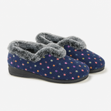 Sleepers NANCY Womens Full Slippers Navy