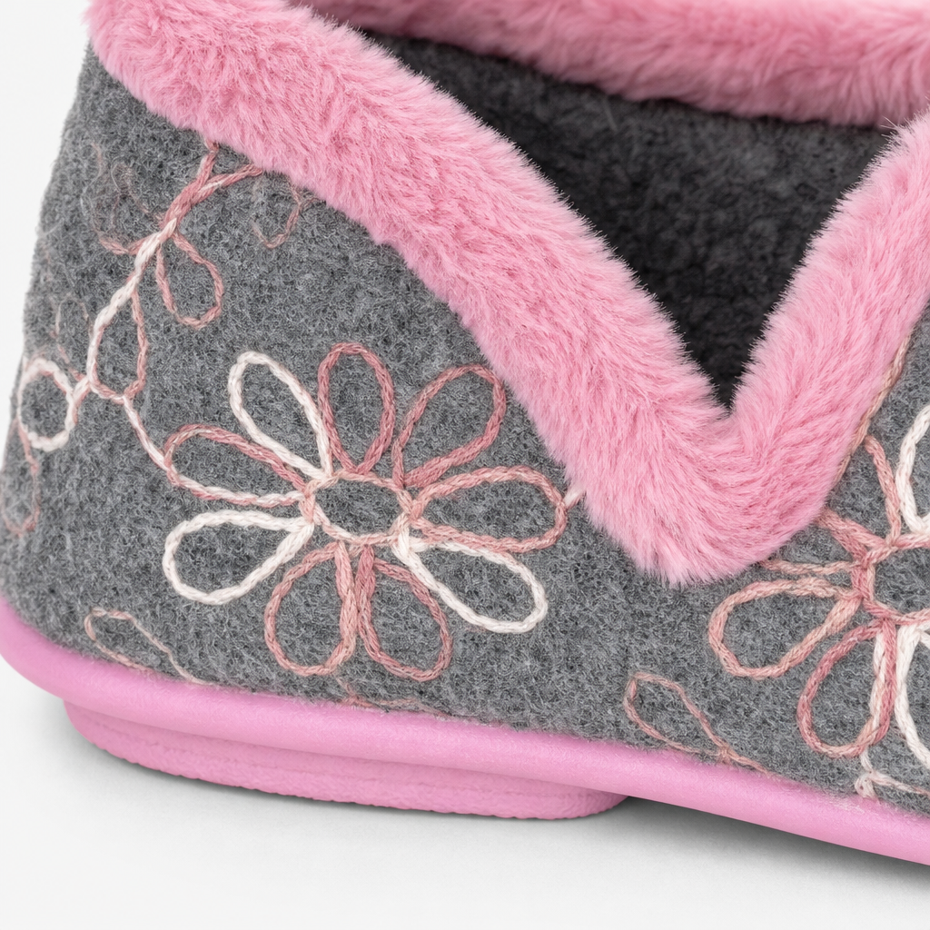 Sleepers SARA Womens Full Slippers Grey