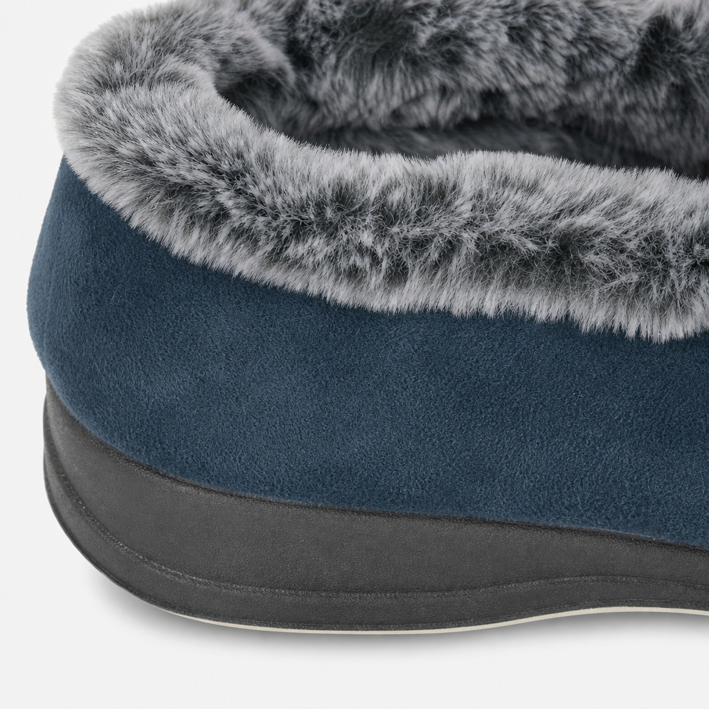 Sleepers PHOEBE Womens Full Slippers Navy Blue