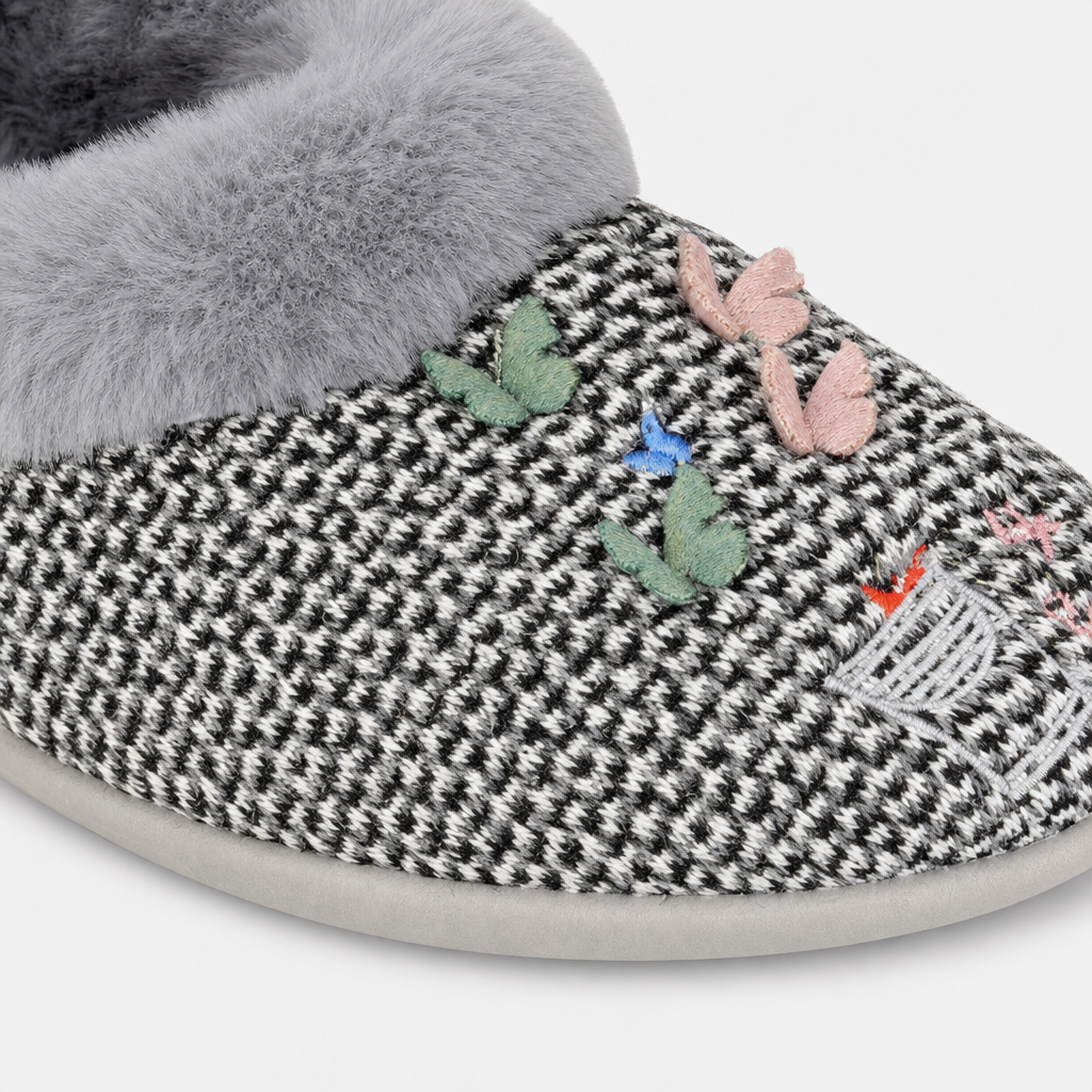 Sleepers TESSA Womens Full Slippers Grey