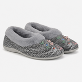 Sleepers TESSA Womens Full Slippers Grey