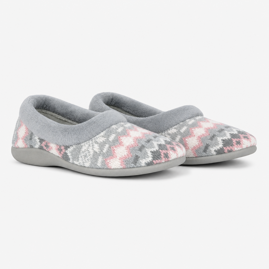 Sleepers JANINE Womens Full Slippers Grey