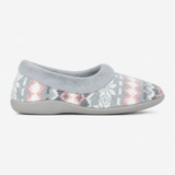 Sleepers JANINE Womens Full Slippers Grey