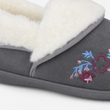 Sleepers CLARE Womens Full Slippers Grey