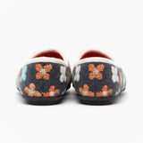 Sleepers GRACIE Womens Knitted Full Slippers Grey Multi