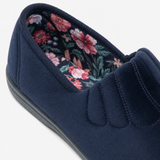 Sleepers ZARA Womens Full Slippers Navy Blue