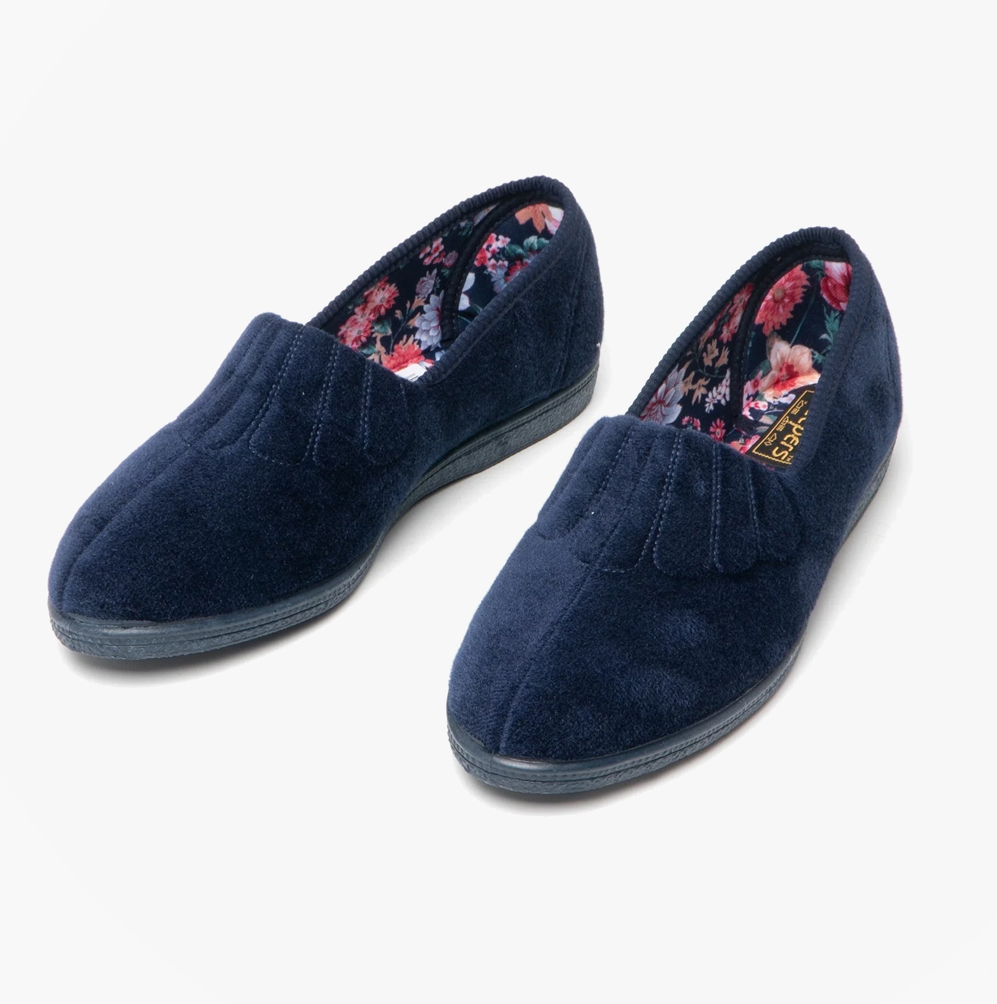 Sleepers ZARA Womens Full Slippers Navy Blue