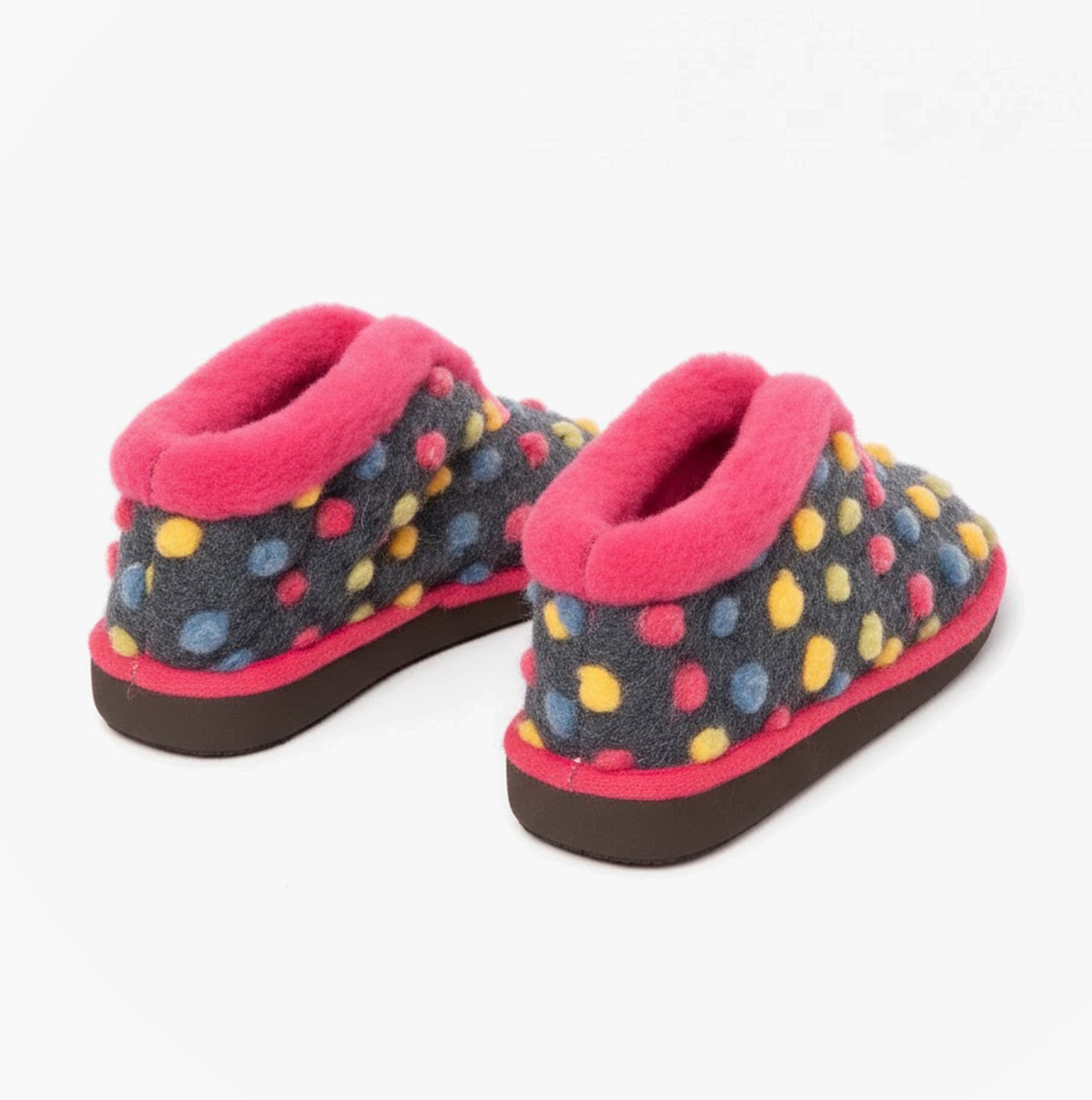 Sleepers TILLY Womens Boot Slippers Fuchsia/Multi