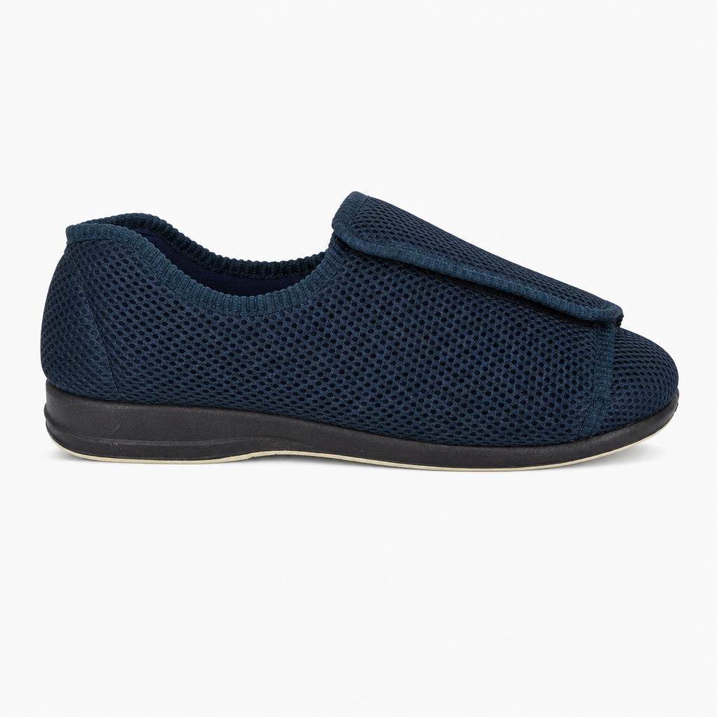 Sleepers TERRY Mens Full Slippers Navy Blue