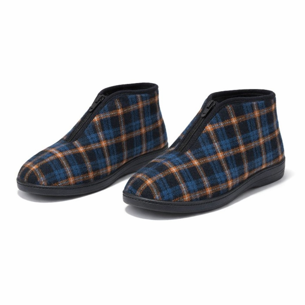 Sleepers ALFRED Mens Slipper Boots Blue