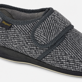 Sleepers WILLIAM Mens Touch Fasten/Velcro Grey Check