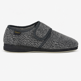 Sleepers WILLIAM Mens Touch Fasten/Velcro Grey Check
