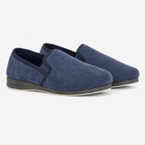 Sleepers PHIL Mens Full Slippers Navy