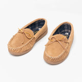 Sleepers ADIE Mens Moccasin Slippers Sand