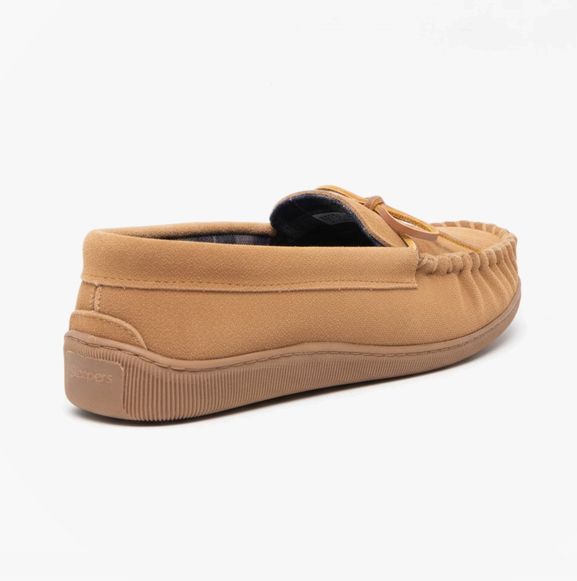 Sleepers ADIE Mens Moccasin Slippers Sand