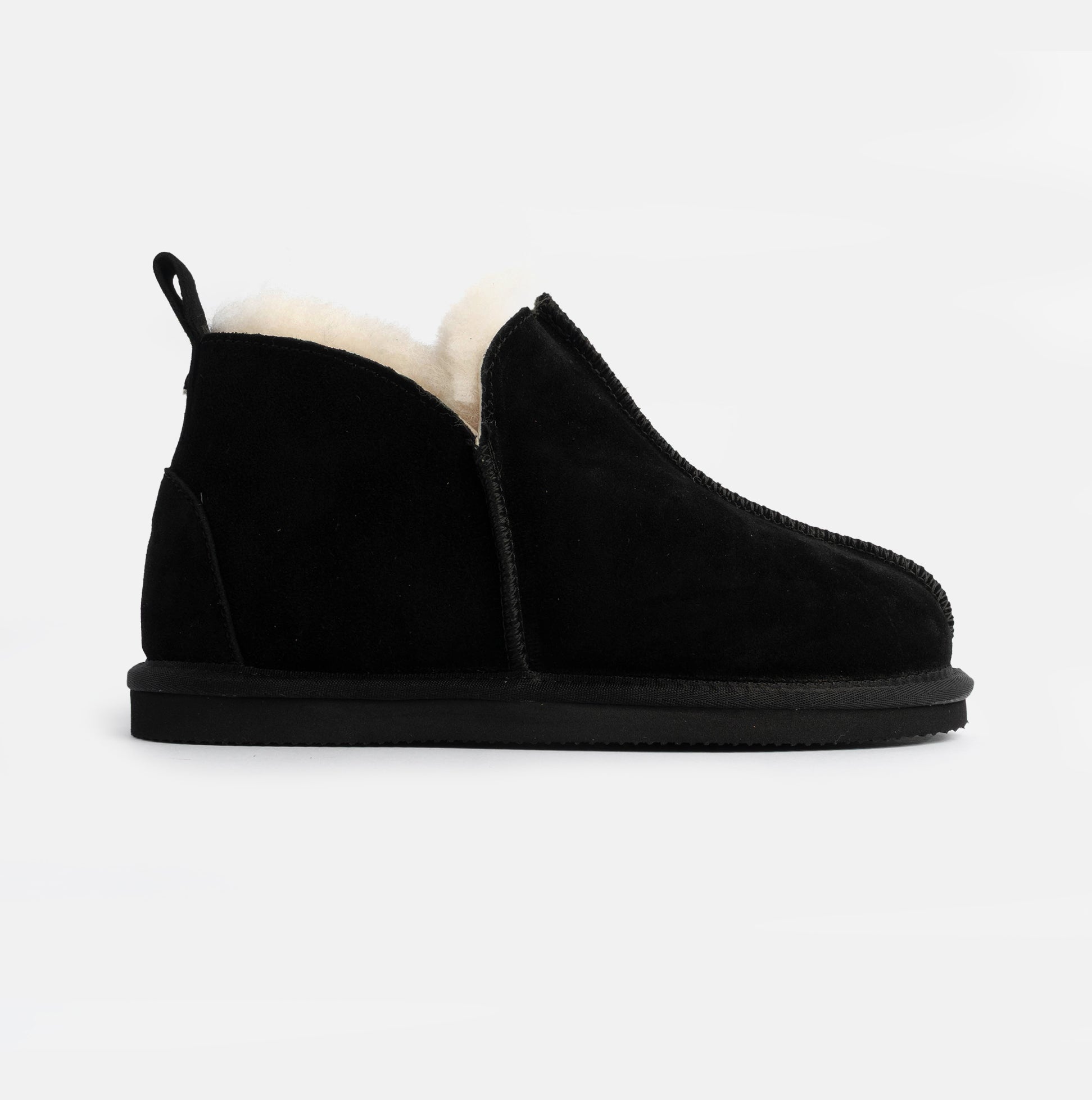 HOS Sheepskin TIA Womens Slipper Boots Black