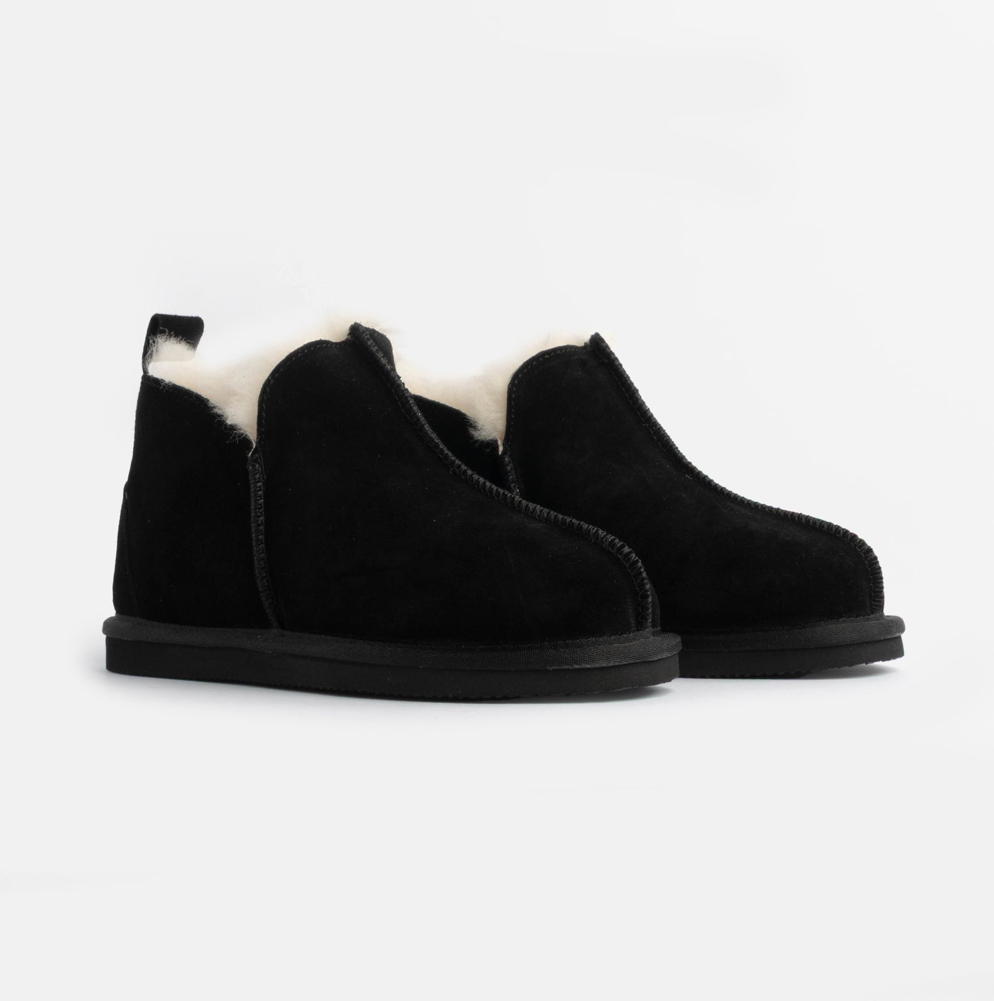 HOS Sheepskin TIA Womens Slipper Boots Black