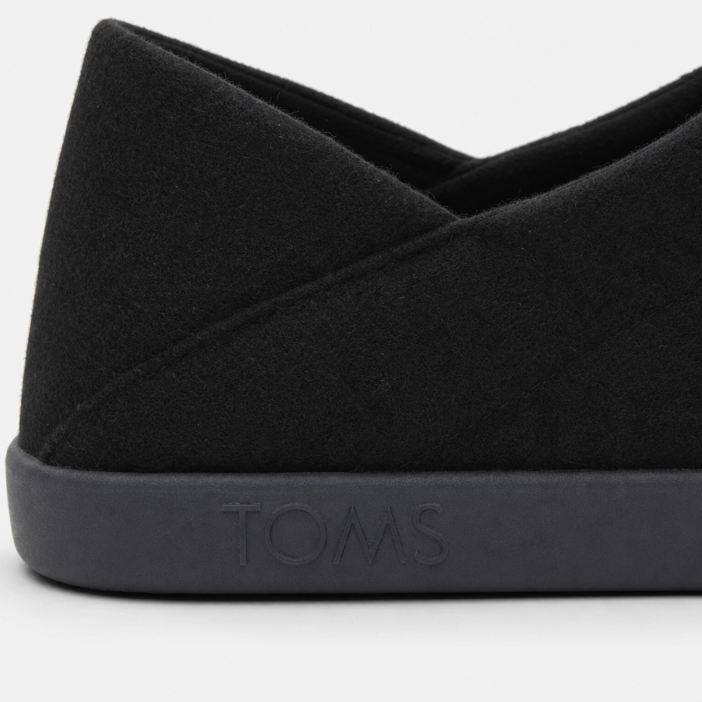 TOMS EZRA Mens Full Slippers Black