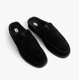 TOMS ALONSO MULE Mens Faux Shearling Lined Slippers Black