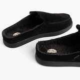 TOMS ALONSO MULE Mens Faux Shearling Lined Slippers Black