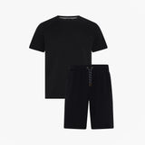 Ted Baker Ted Baker WAFFLE T SHIRT AND SHORT SET Mens Loungewear Black