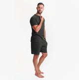 Ted Baker Ted Baker WAFFLE T SHIRT AND SHORT SET Mens Loungewear Khaki