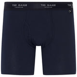Ted Baker 3-Pack Cotton Boxer Briefs Mens Black/White/Grey front view featuring elasticated waistband.