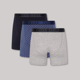 Ted Baker Ted Baker 3-Pack Cotton Boxer Briefs Mens Boxer Briefs Navy/Rovelli Blue/Heather Grey