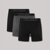 Ted Baker Ted Baker 3-Pack Cotton Boxer Briefs Mens Boxer Briefs Black Bolt On/Brush Strokes/Black