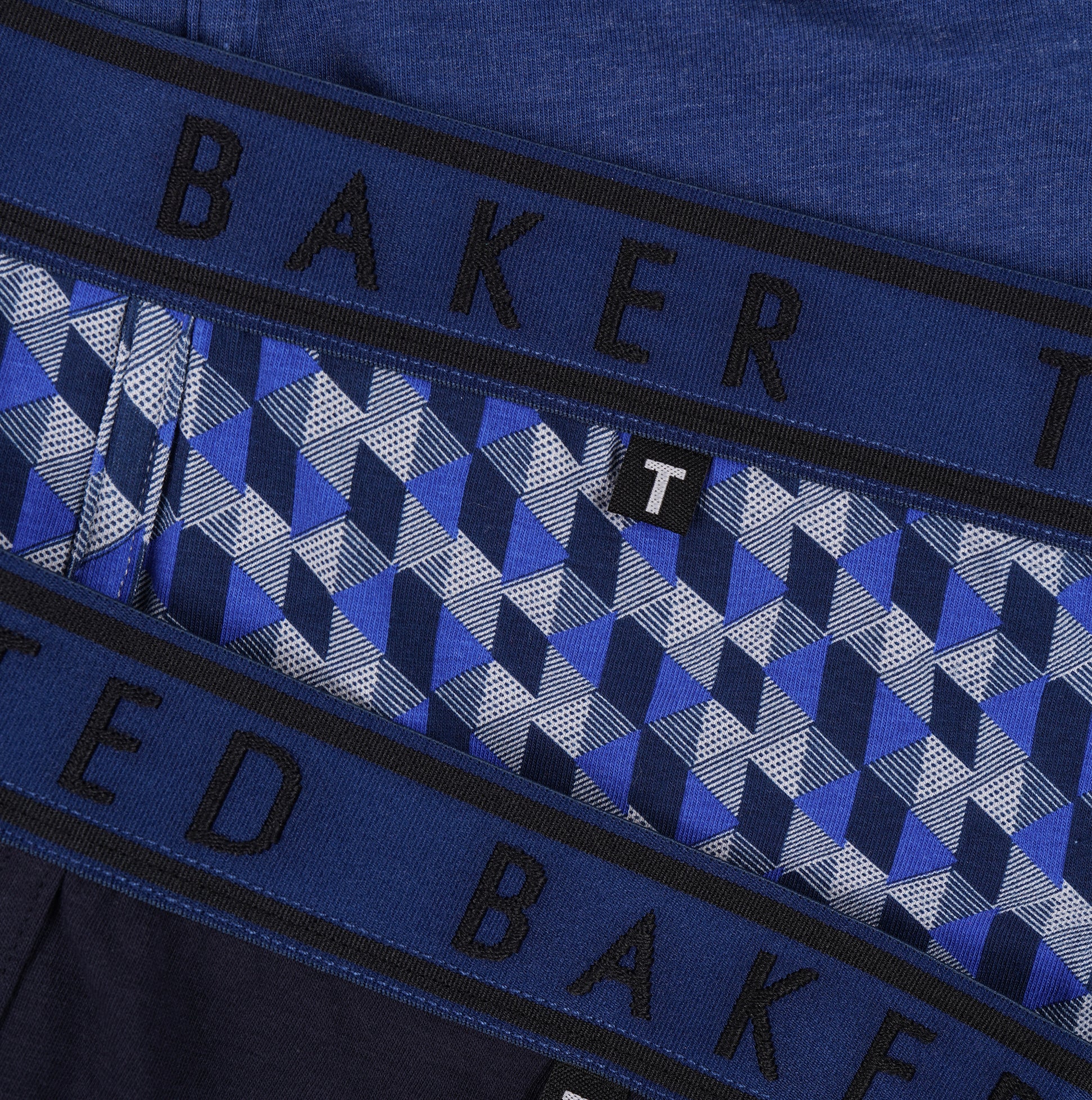 Ted Baker Ted Baker 3-Pack Cotton Boxer Briefs Mens Boxer Briefs Estate Blue/Statesman/Navy