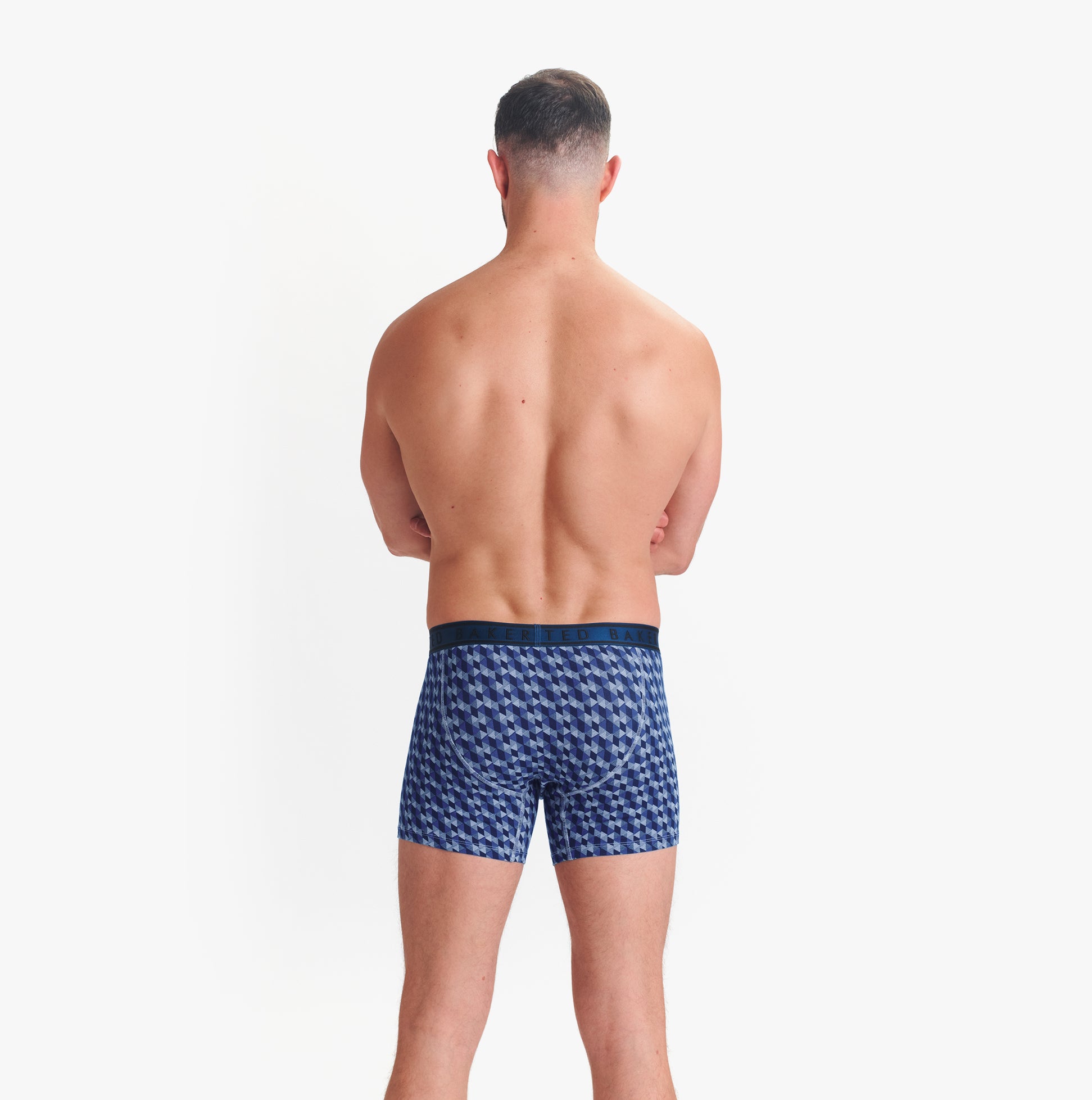 Ted Baker Ted Baker 3-Pack Cotton Boxer Briefs Mens Boxer Briefs Estate Blue/Statesman/Navy