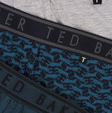 Ted Baker Ted Baker 3-Pack Cotton Boxer Briefs Mens Boxer Briefs Heather Grey/Bowwow/Reflecting Pool