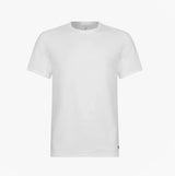 Ted Baker 3-Pack Crew Neck T-Shirts Mens Multi Front view of white T-shirt from Ted Baker, showcasing classic design in cotton blend.
