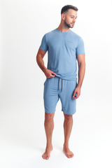 Ted Baker Modal T Shirt And Short Set Mens Loungewear Riviera Blue