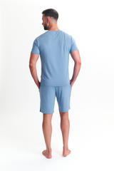 Ted Baker Modal T Shirt And Short Set Mens Loungewear Riviera Blue