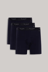 Ted Baker 3-Pack Cotton Boxer Brief Mens Boxer Briefs Navy