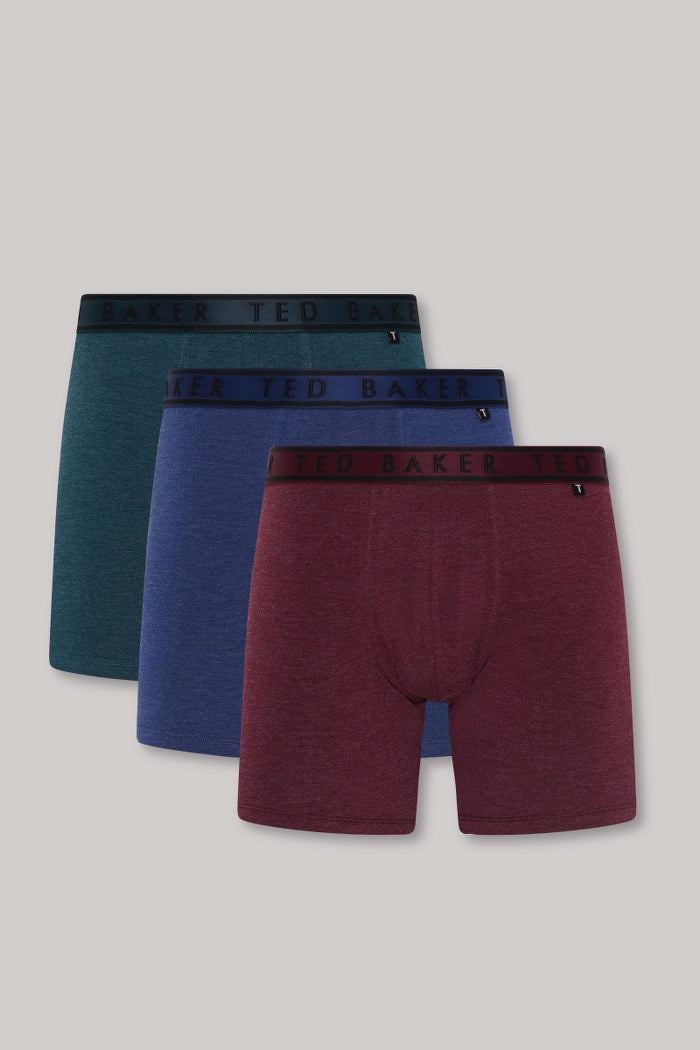 Ted Baker 3-Pack Cotton Fashion Boxer Brief Mens Briefs Multicoloured
