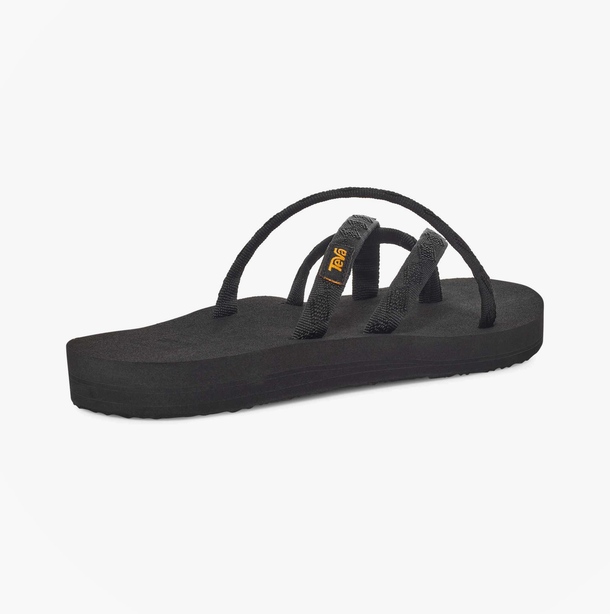 Teva OLOWAHU Womens Flip Flop All Black