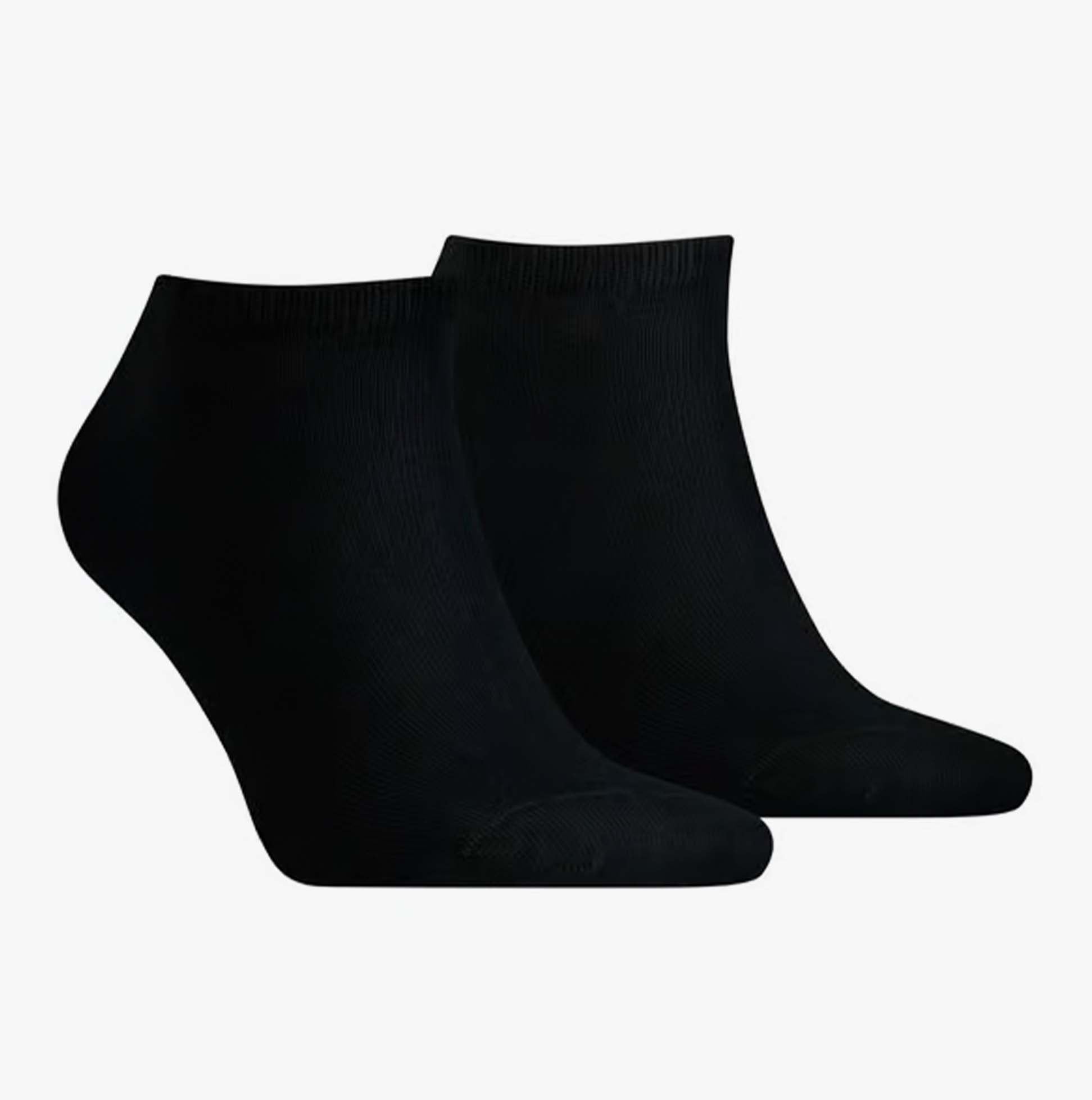 Tommy Hilfiger 2 Pack Trainer Mens Ankle Socks Black