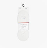 Tommy Hilfiger 2 Pack Womens Ballerina Socks White front view with packaging showcasing style and brand.