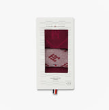 Tommy Hilfiger 3 Pack Giftboxed Monogram Womens Crew Socks Red in a gift box, showcasing three pairs with elegant designs.