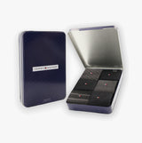Tommy Hilfiger 6 Pack Giftbox Birdey Mens Socks Black in a gift tin, showcasing six pairs of socks inside.