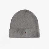 Tommy Hilfiger AM0AM13807 TH FLAG BEANIE & SCA Mens Beanie Mid Grey Heather