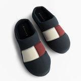 Tommy Hilfiger HILFIGER FLAG HOUSE Mens House Slippers Desert Sky top view showcasing textile upper and slip-on design.