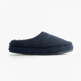 Tommy Hilfiger HILFIGER FELT HOUSE Mens House Slippers Desert Sky side view showing textile upper and slip-on design.
